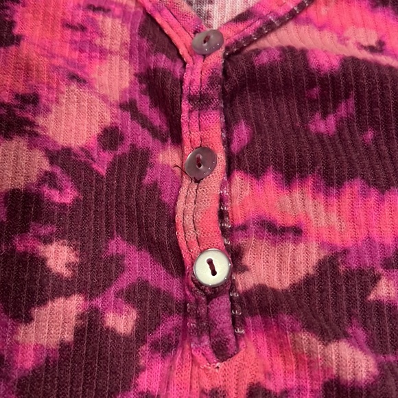 NWT- 2 Piece PJ Short Set Pink Combo Ribbed Style - Picture 12 of 12